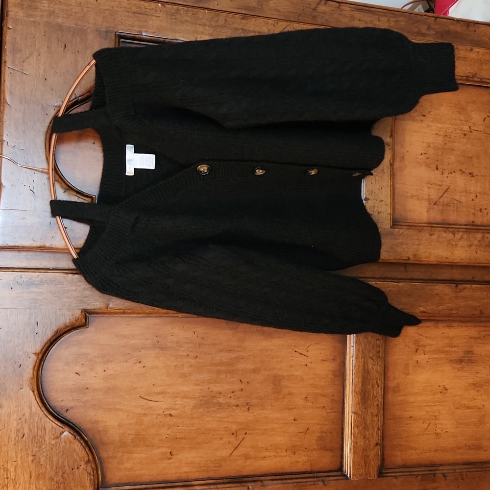 Saks 5th Avenue Black winter sweater